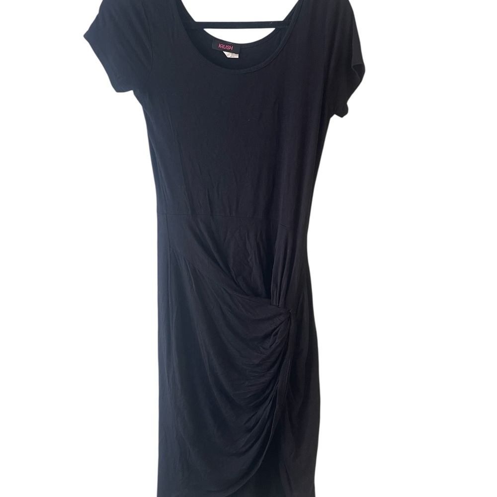 Krush Black Midi Dress